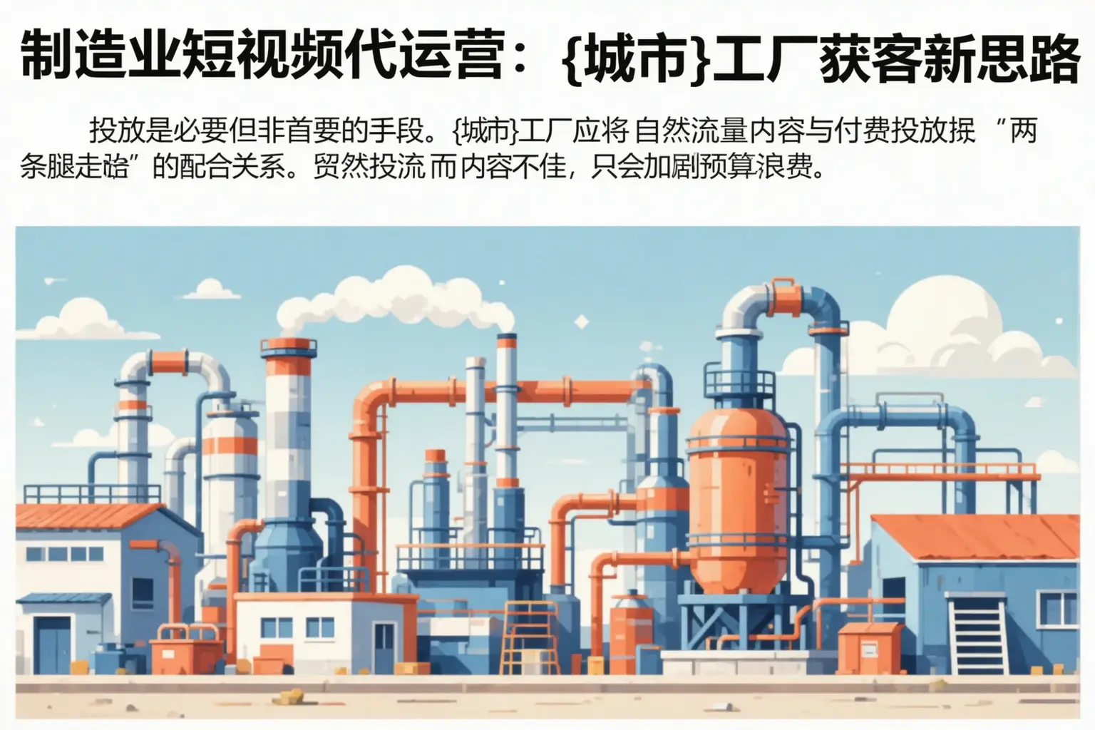 制造业短视频代运营:铜仁工厂获客新思路