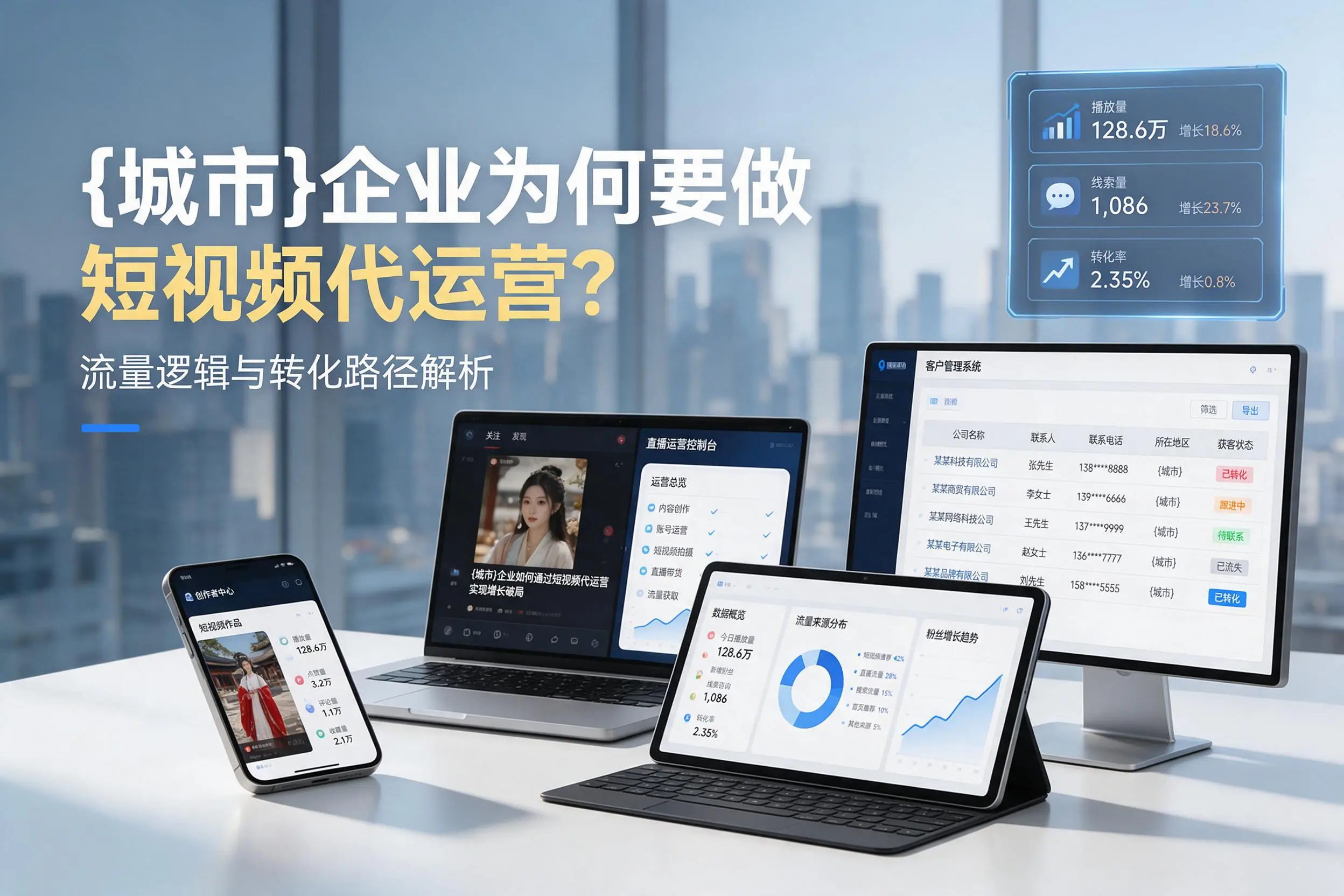 铜仁企业为何要做短视频代运营？流量逻辑与转化路径解析
