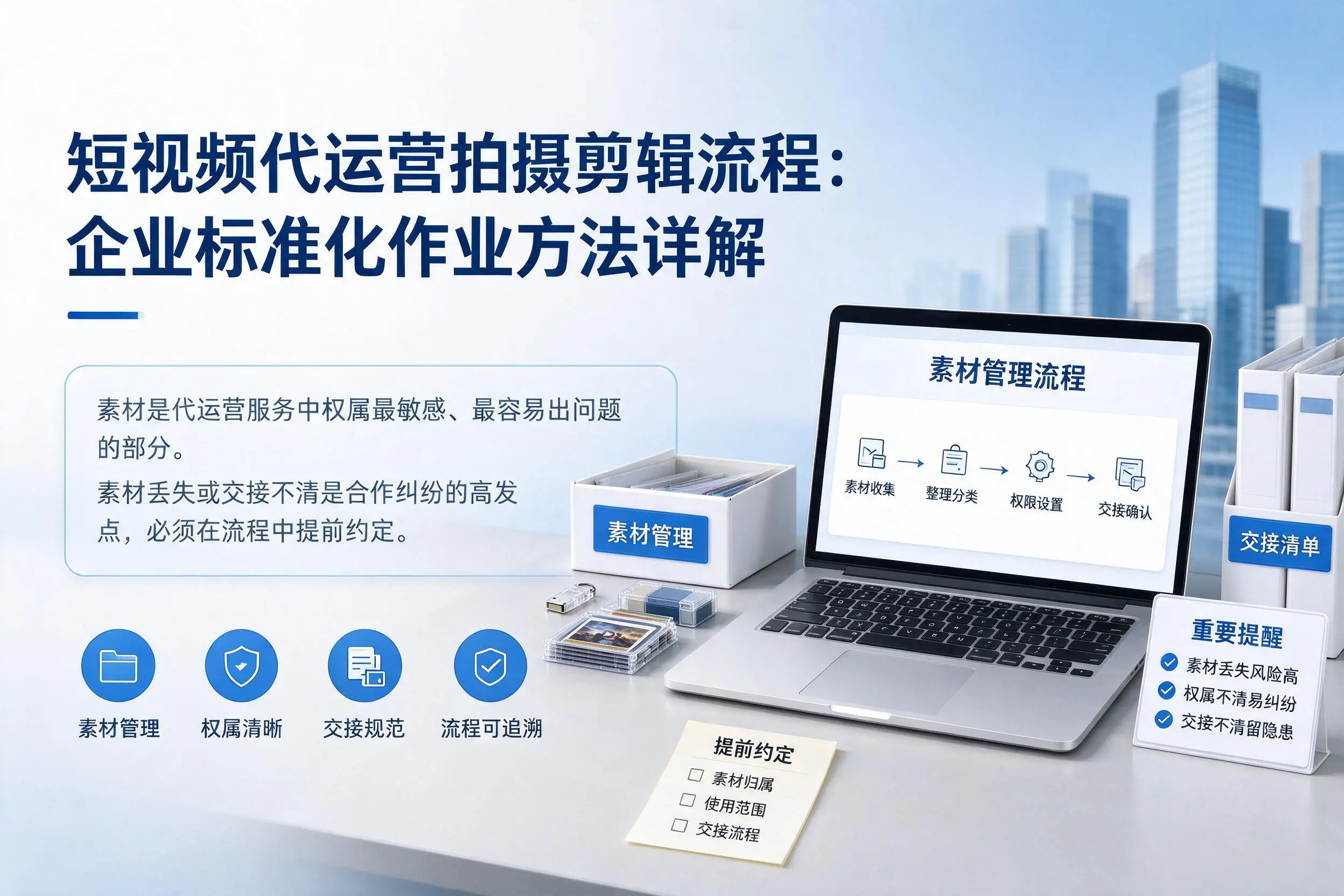 短视频代运营拍摄剪辑流程：铜仁企业标准化作业方法详解