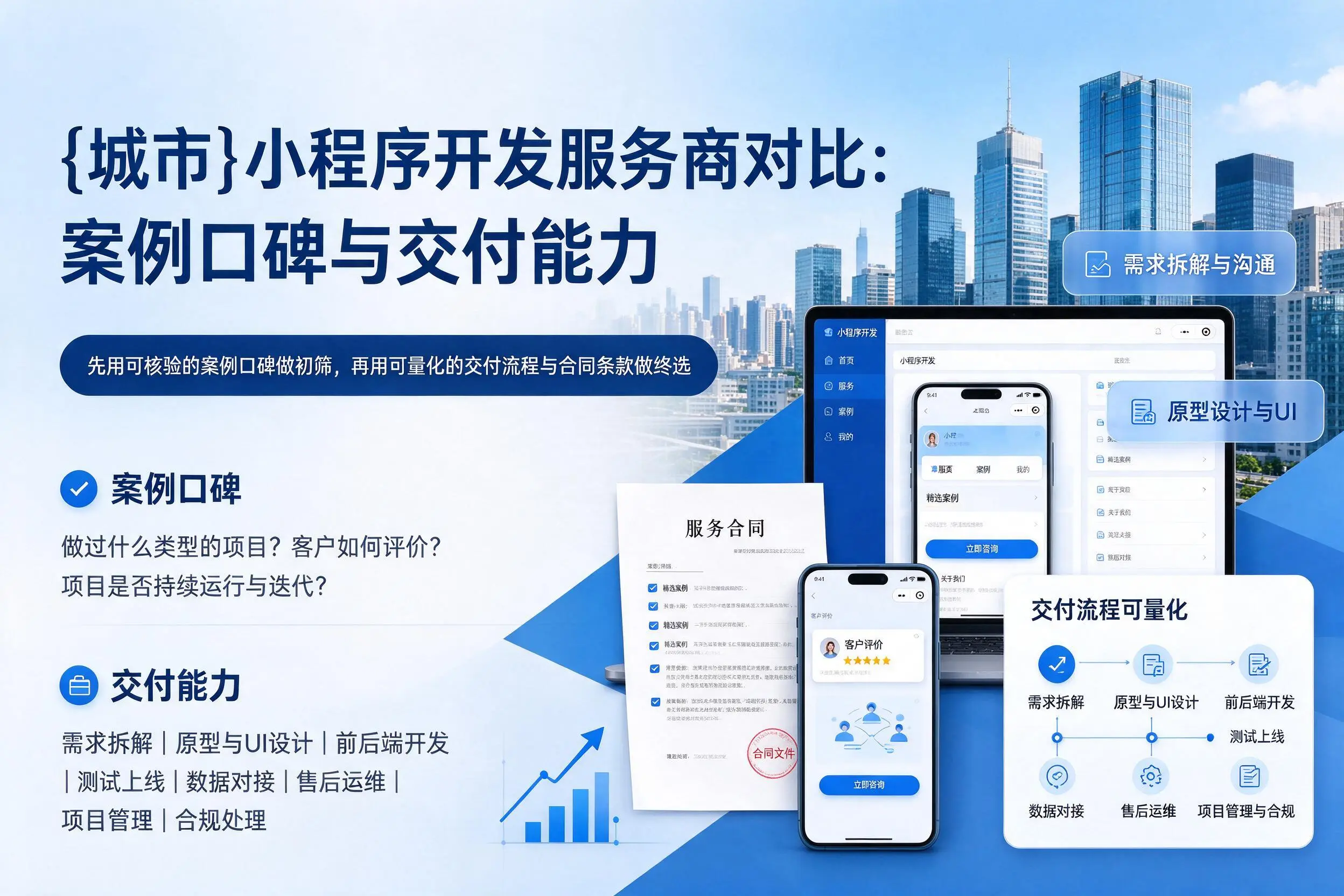 铜仁小程序开发服务商对比:案例口碑与交付能力