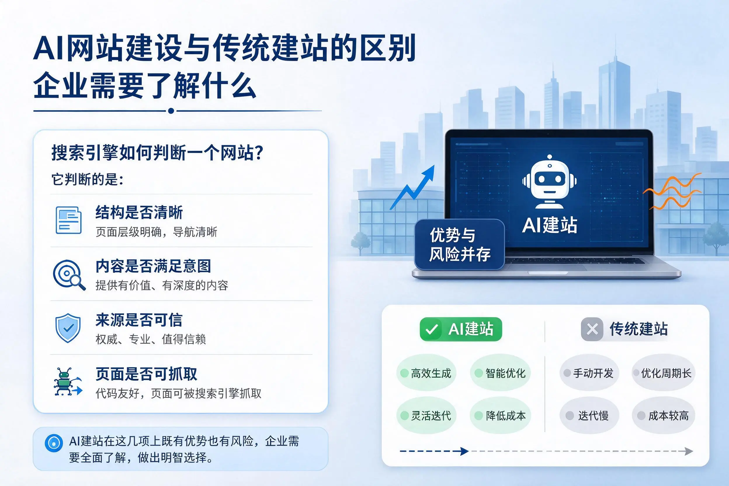 AI网站建设与传统建站的区别,铜仁企业需要了解什么