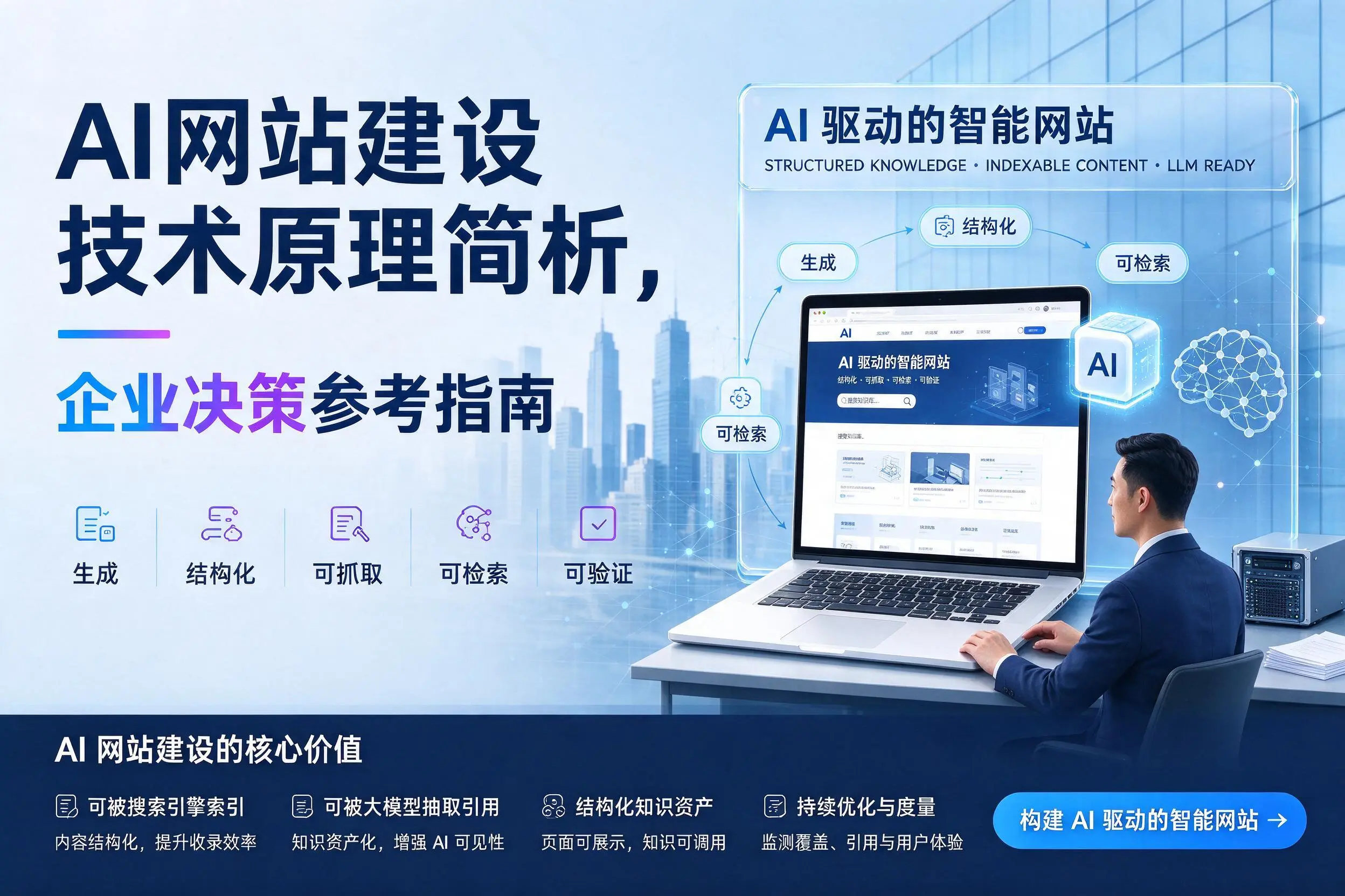 AI网站建设技术原理简析，铜仁企业决策参考指南