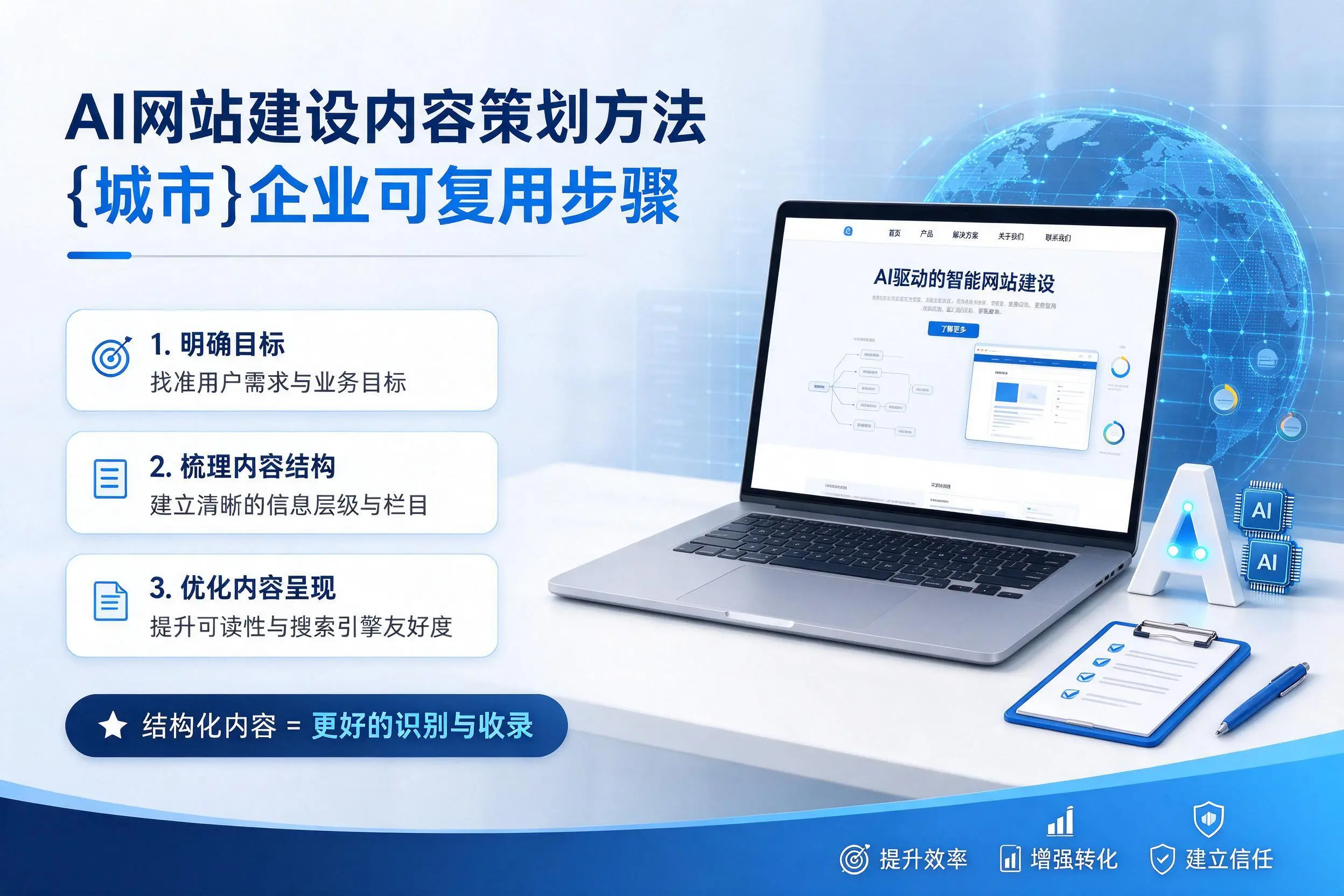 AI网站建设内容策划方法，铜仁企业可复用步骤